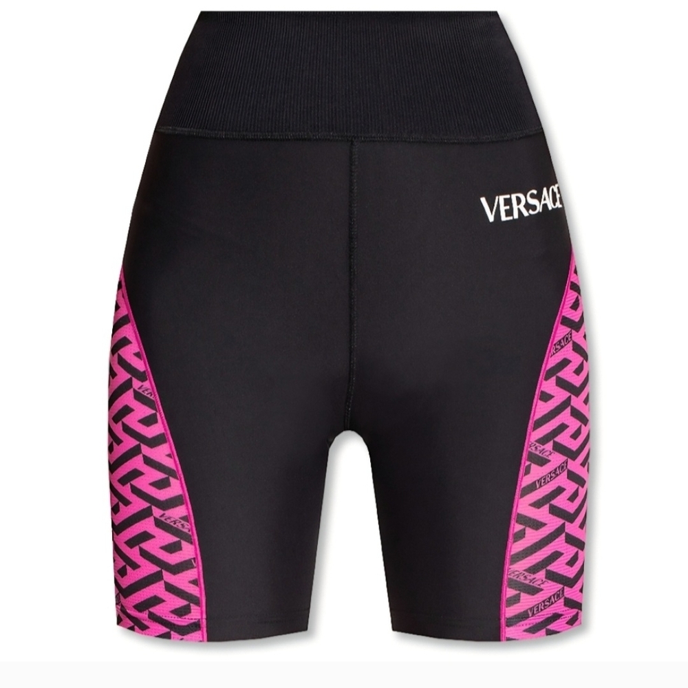 Versace Women's Gym / Cycling Shorts With Greca Signature Inserts Size 3 (NWT)